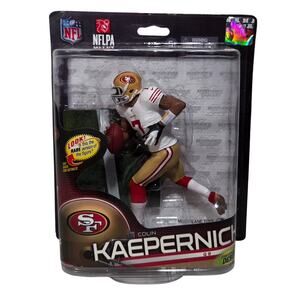 McFarlane Sports Picks Colin Kaepernick White Jersey SF 49ers 2013 Brand New
